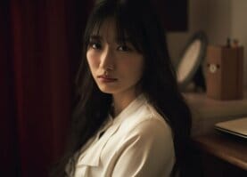 毎日一緒に下校している仲の良い部活の後輩男子。だが、彼の父が犯罪者になったのをきっかけに、二人の関係は突如終わりを迎える　〈小説×アイドル〉企画『75センチを越える』藤つかさ:イメージ