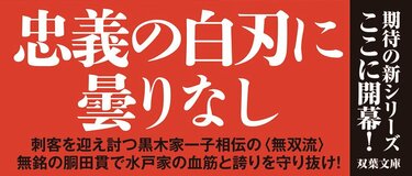 御三家水戸藩の血筋と誇りを護らんと、一子相伝〈無双流〉の遣い手・御