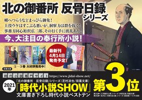2021年「時代小説SHOW」文庫書き下ろし時代小説ベストテン第3位！　今、大注目の奉行所小説が面白い！　『北の御番所 反骨日録』シリーズ（芝村凉也）:イメージ